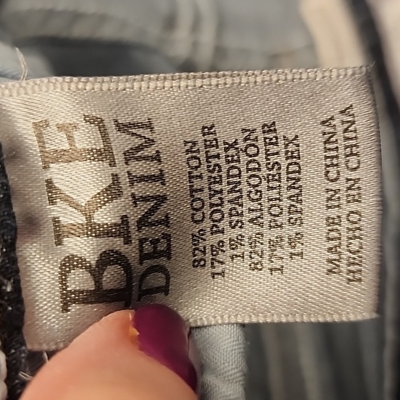 Mens BKE  Carter Denim  Dark Blue Straight Jeans 36S - Picture 7 of 8